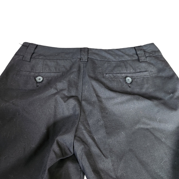 Banana Republic black wool stretch mid Length mid rise shorts - Picture 7 of 8